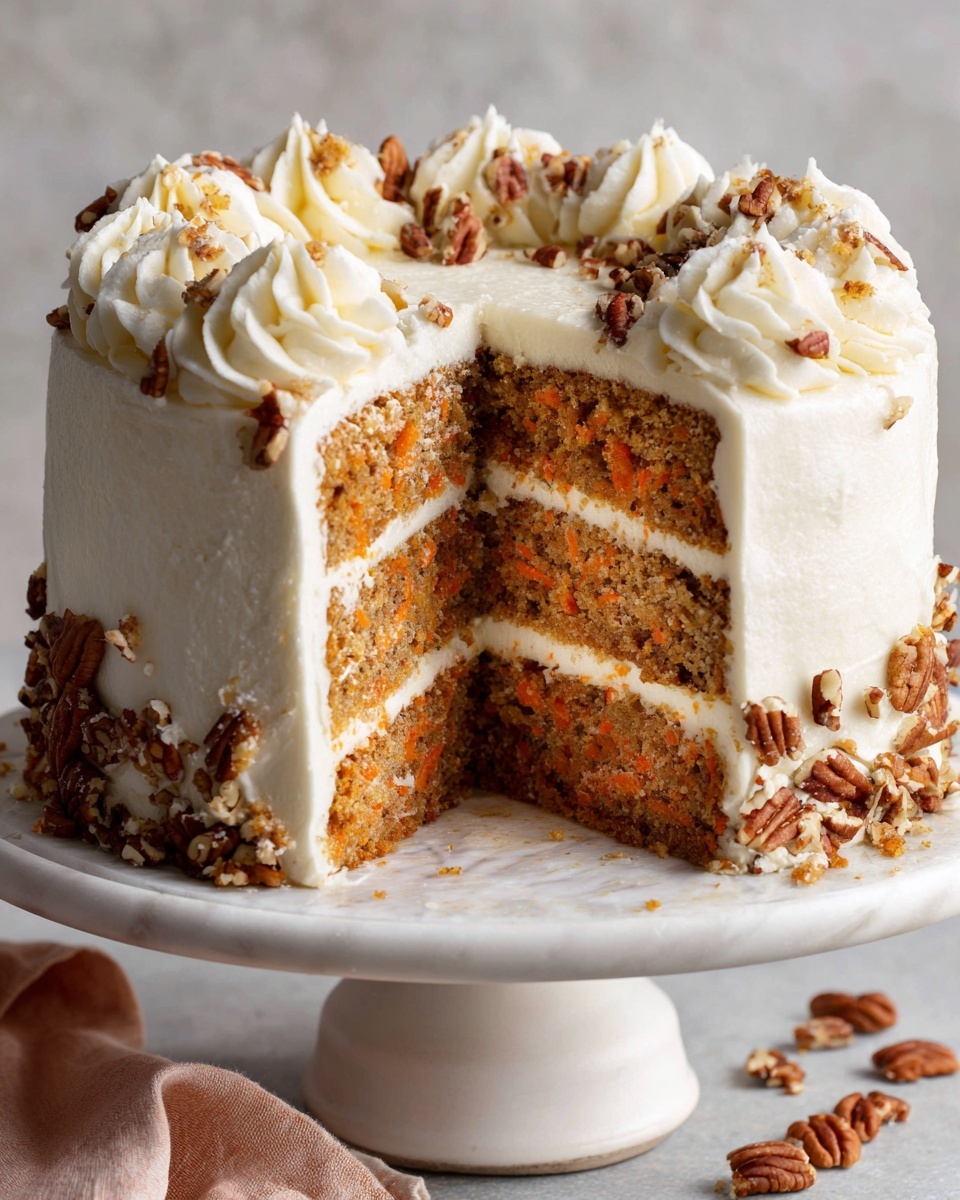 Homemade Moist Carrot Cake Recipe - Recipe Image