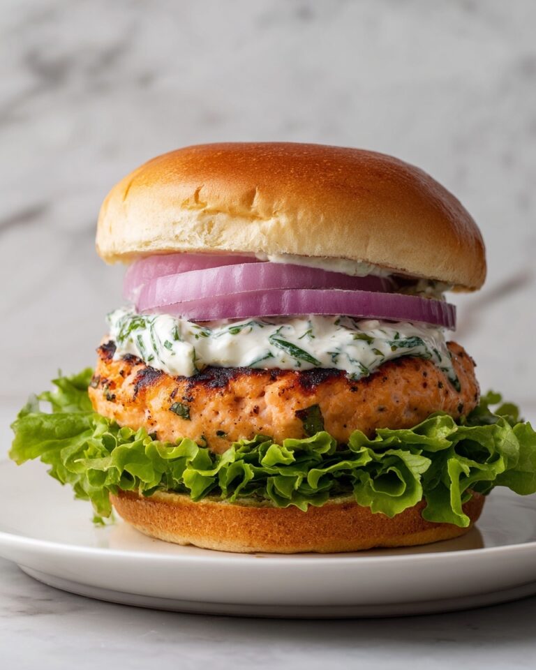 Salmon Burgers with Basil Mayo Recipe