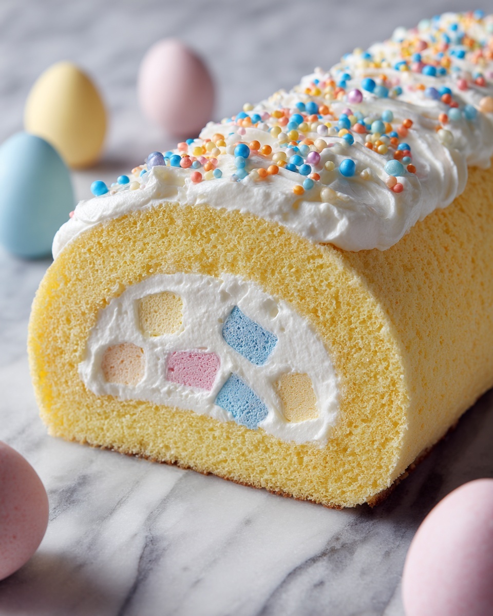 Easter Cake Roll Recipe - Recipe Image