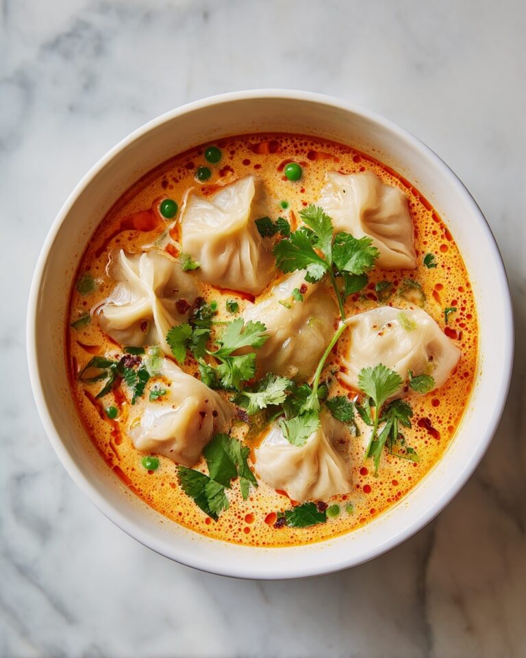 Thai Red Curry Dumpling Soup Recipe