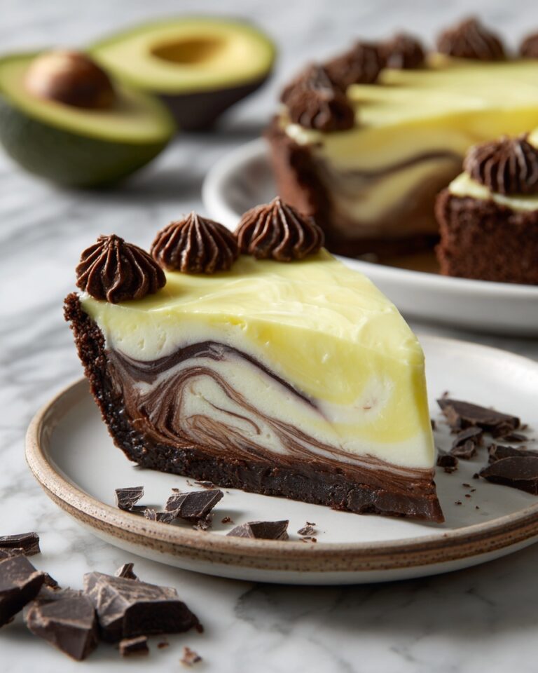 Chocolate Avocado Pie Recipe