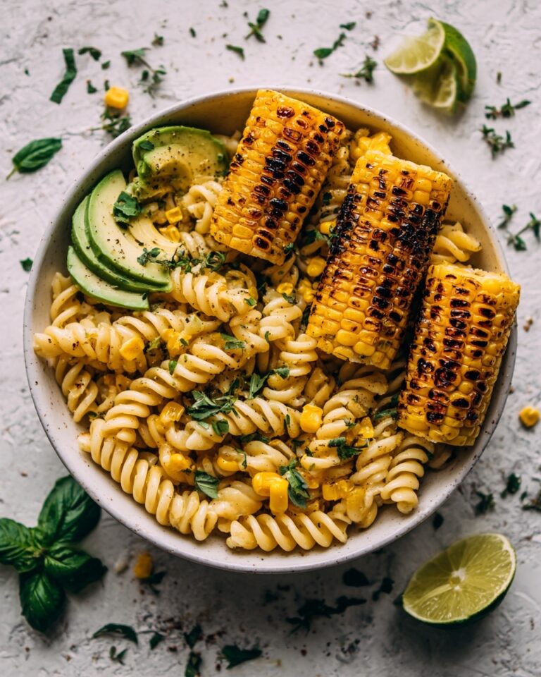 Creamy Street Corn Pasta Salad Recipe