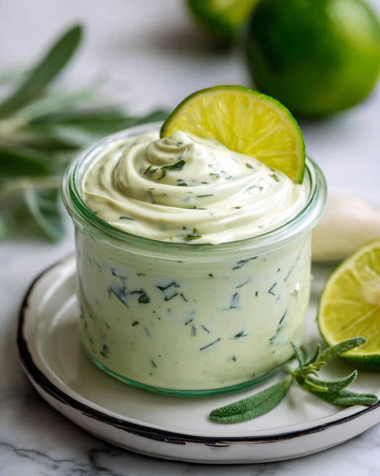 Creamy Cilantro Garlic Sauce Recipe
