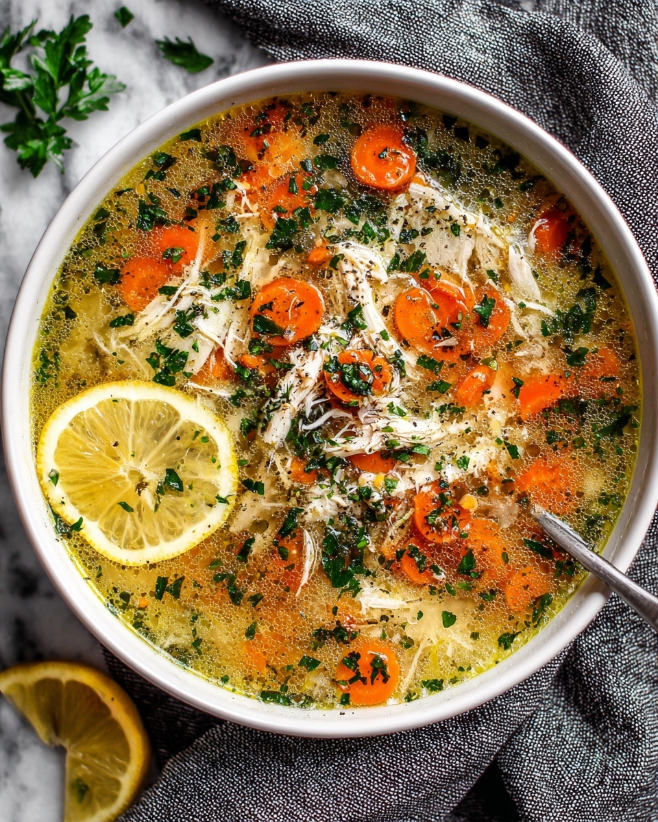Lemon Chicken Soup with Orzo Recipe - Recipe Image
