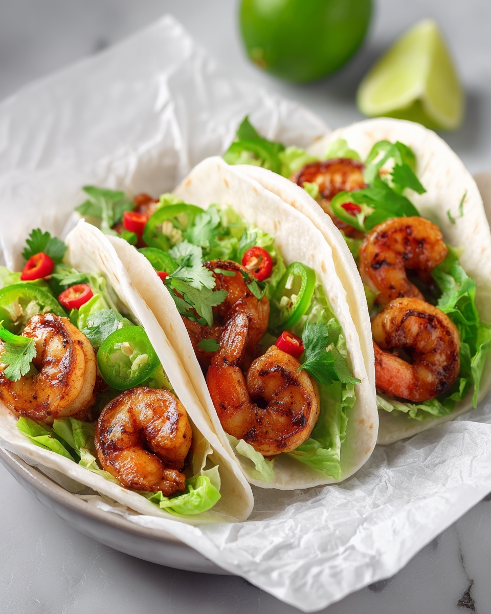 Chili Lime Shrimp Wraps Recipe - Recipe Image