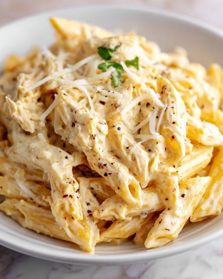 Creamy Garlic Penne Pasta Recipe