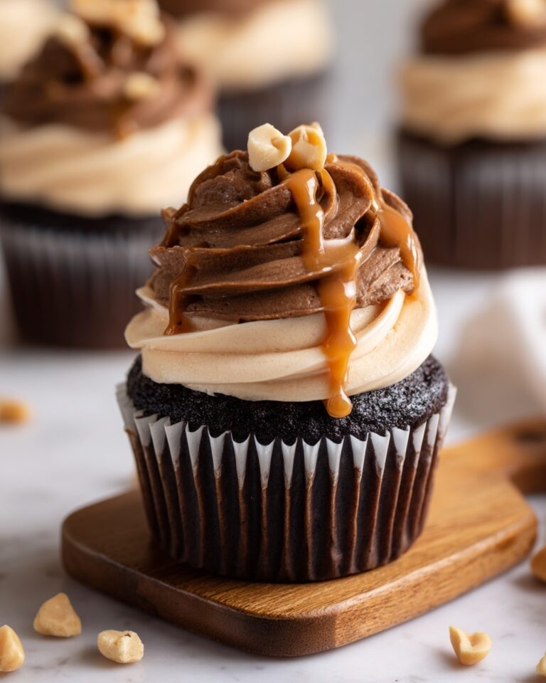 Chocolate Peanut Butter Cupcakes Recipe