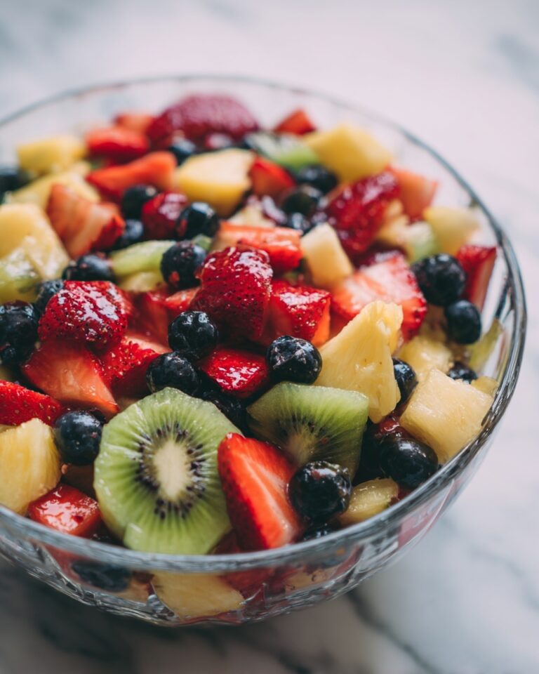 Fresh Fruit Salad with Honey and Mint Recipe