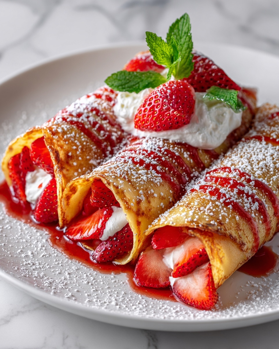 Strawberry French Toast Roll-Ups Recipe - Recipe Image