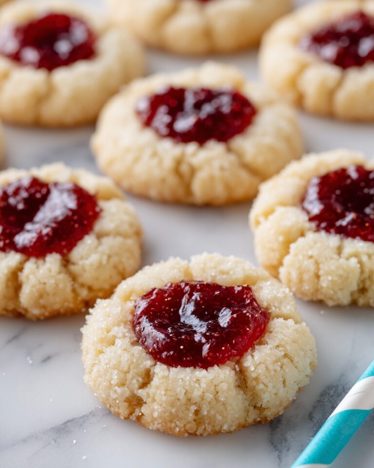 Thumbprint Cookies with Walnuts and Raspberry Jam Recipe