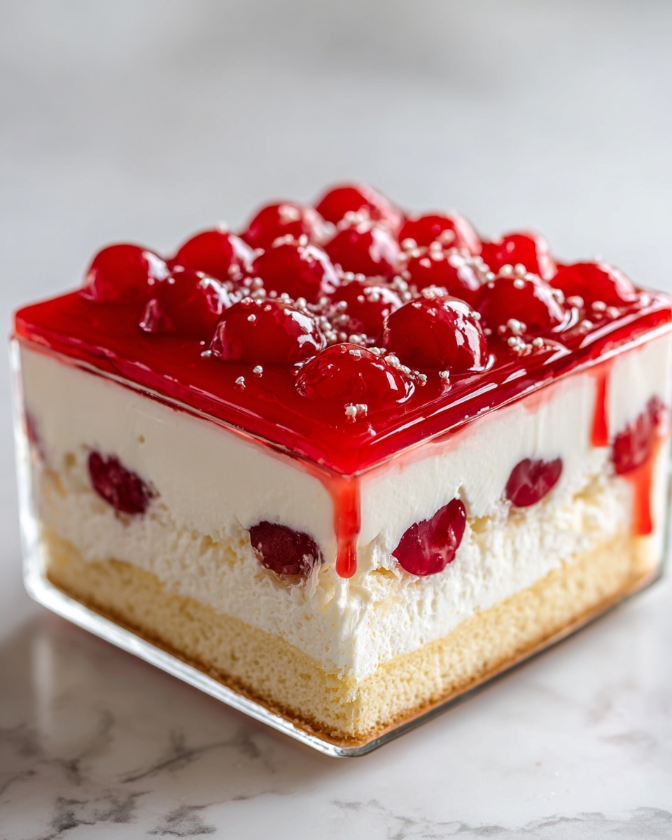 Cherries in the Snow Dessert Recipe - Recipe Image