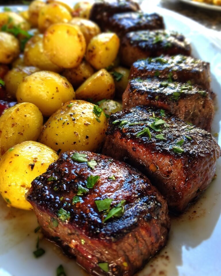 Garlic Butter Steak and Potatoes Skillet Recipe
