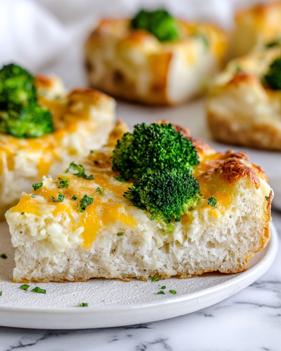 Cheesy Broccoli Twice-Baked Potatoes Recipe - Recipe Image