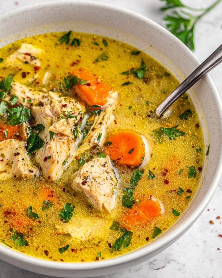 Anti-Inflammatory Turmeric Chicken Soup Recipe