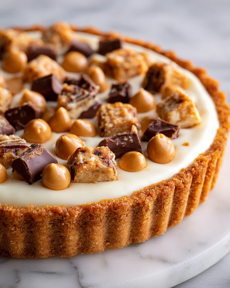 Peanut Butter Honeycomb Pie Recipe - Recipe Image