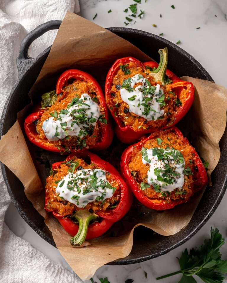 Buffalo Chicken Stuffed Peppers Recipe