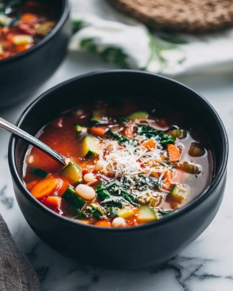 Hearty Vegetable Minestrone Soup Recipe