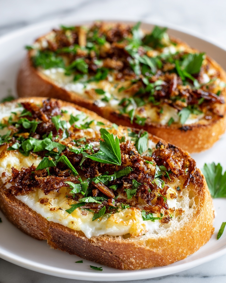 Garlic Philly Cheesesteak Bread Recipe - Recipe Image