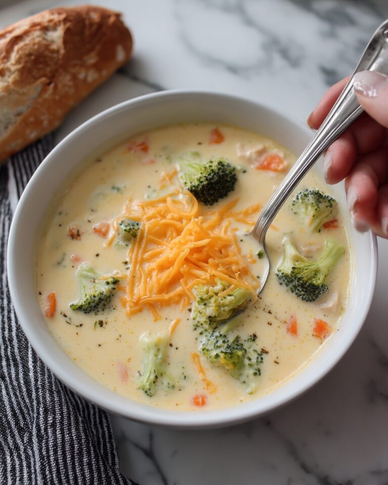 Creamy Broccoli Cheese Soup Recipe