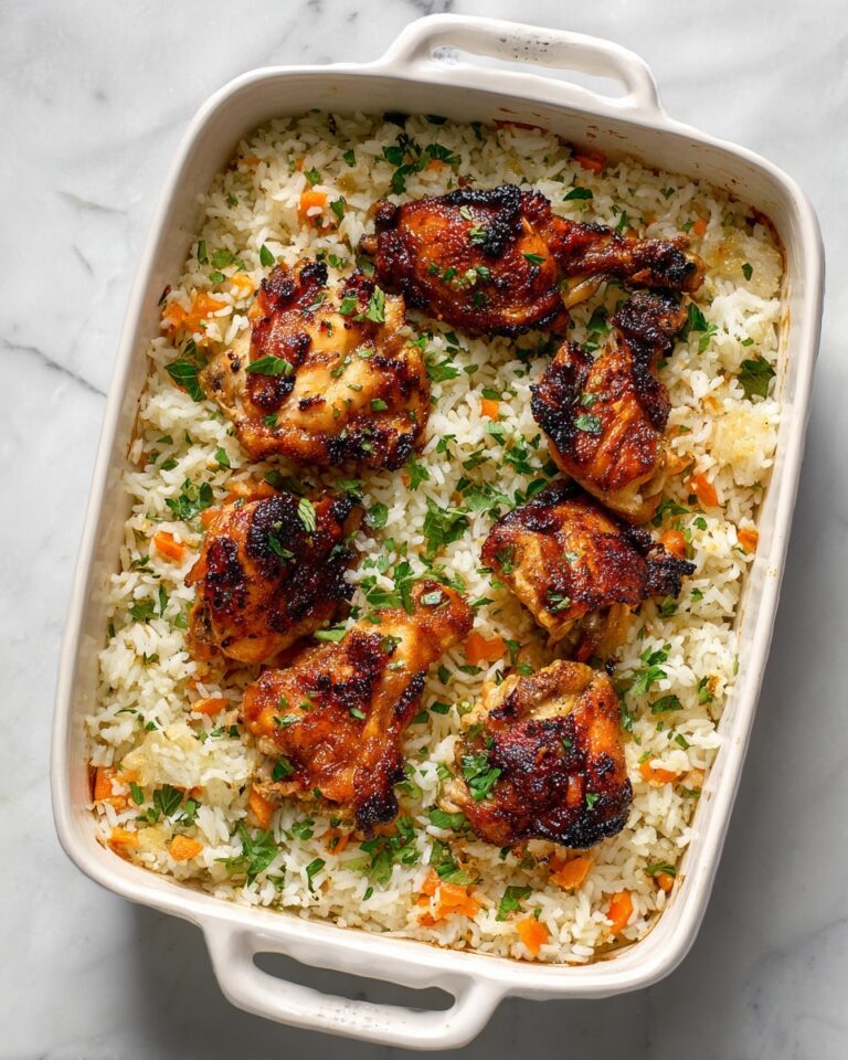 No Peek Chicken & Rice Casserole Recipe