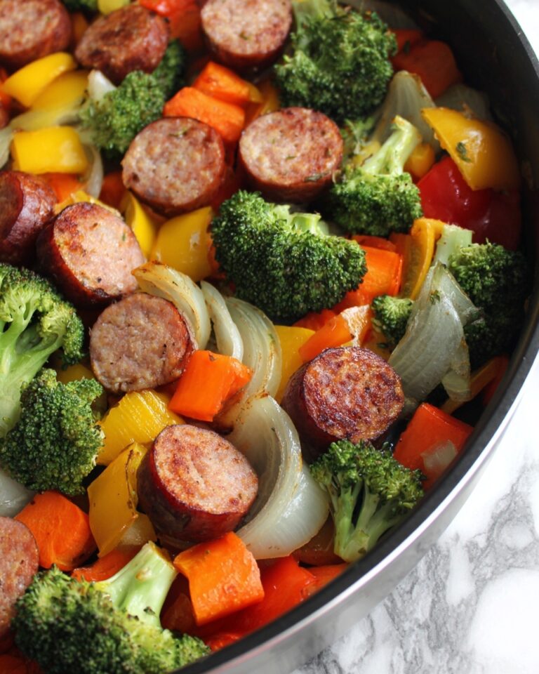 Roasted Chicken Sausage & Veggie Skillet Recipe