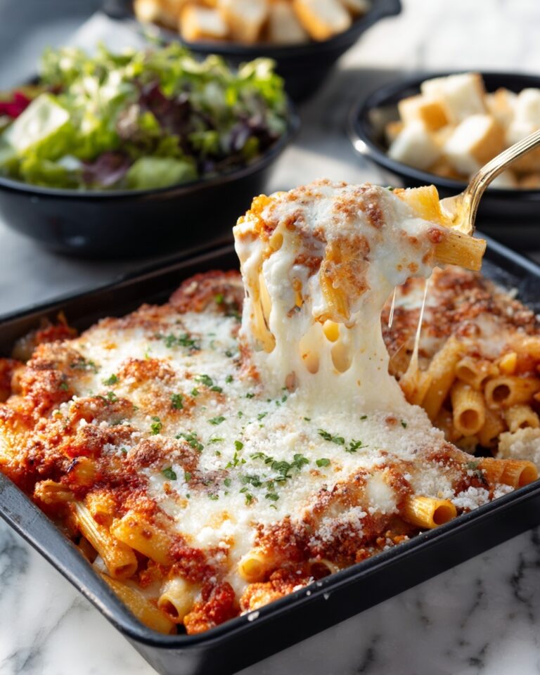 Cheesy Baked Rigatoni Recipe