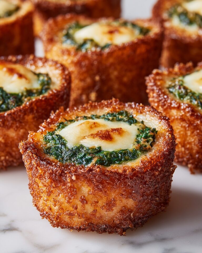 Spinach Dip Cheese Crisps Recipe