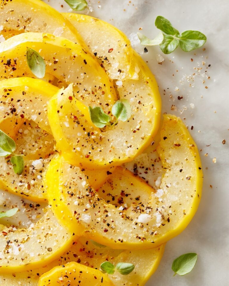 Thinly Sliced Parmesan Squash Recipe
