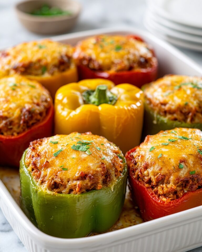 Buffalo Chicken Stuffed Peppers Recipe