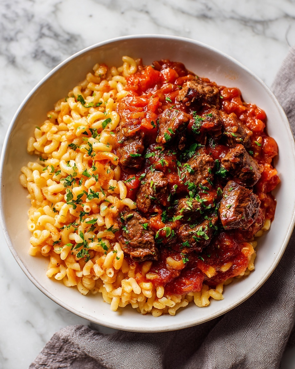 Beef Giouvetsi: A Traditional Greek Beef and Orzo Stew Recipe - Recipe Image