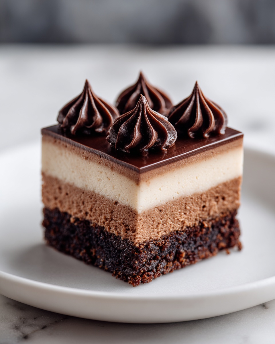 Chocolate Mousse Brownies Recipe - Recipe Image