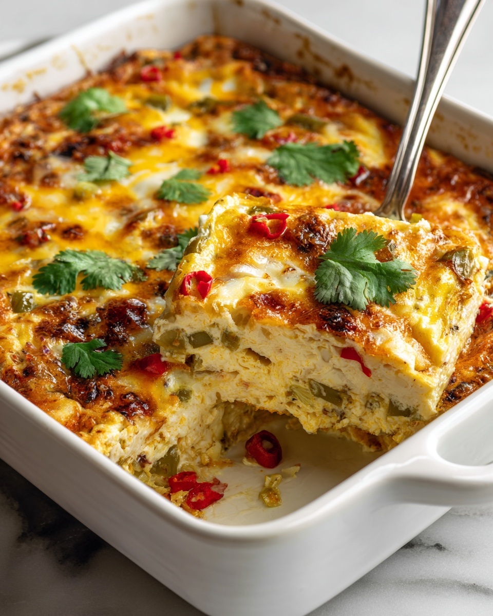 Delicious Chile Relleno Casserole Recipe - Recipe Image
