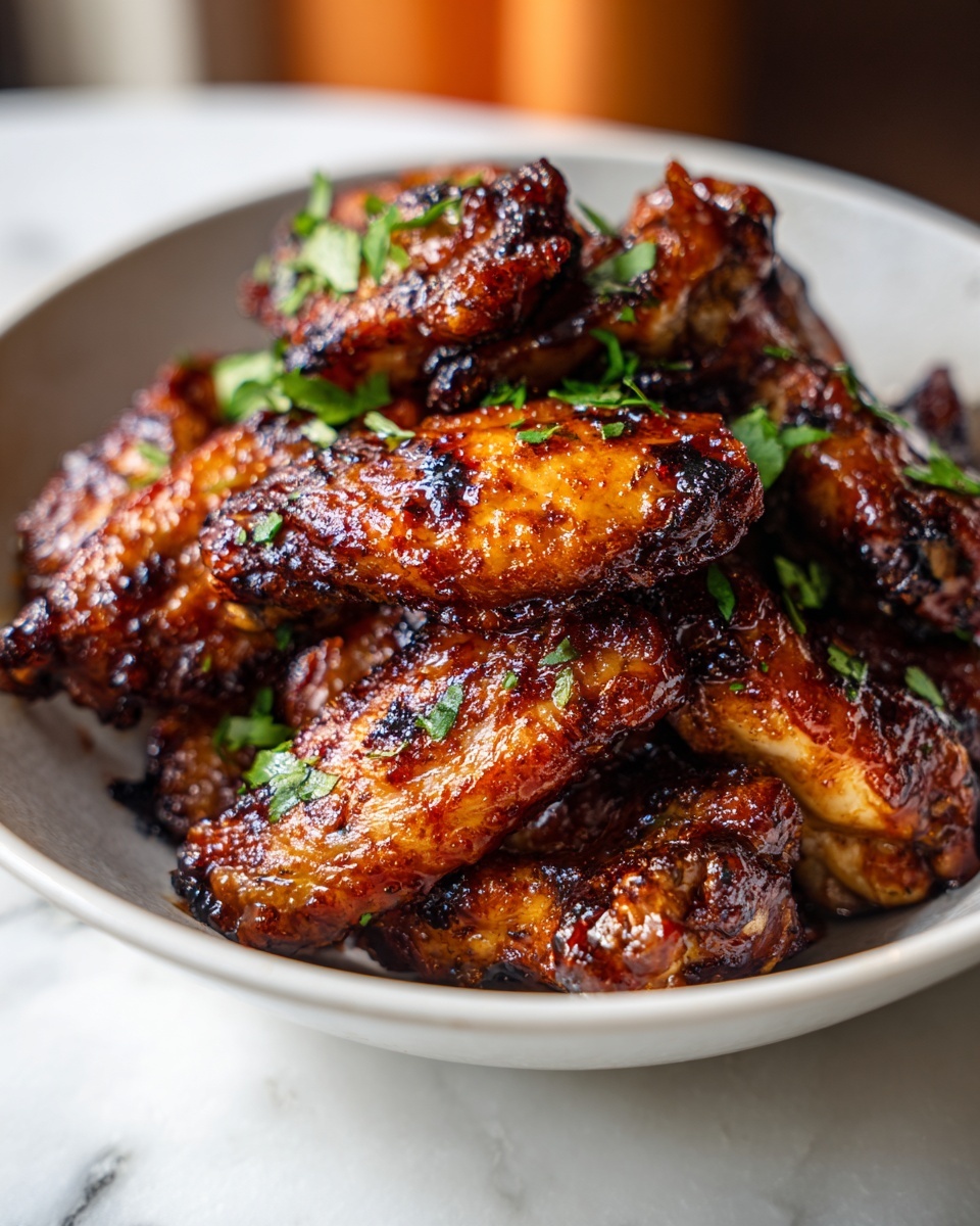 Crispy Baked Chicken Wings with Hot Sauce Recipe - Recipe Image