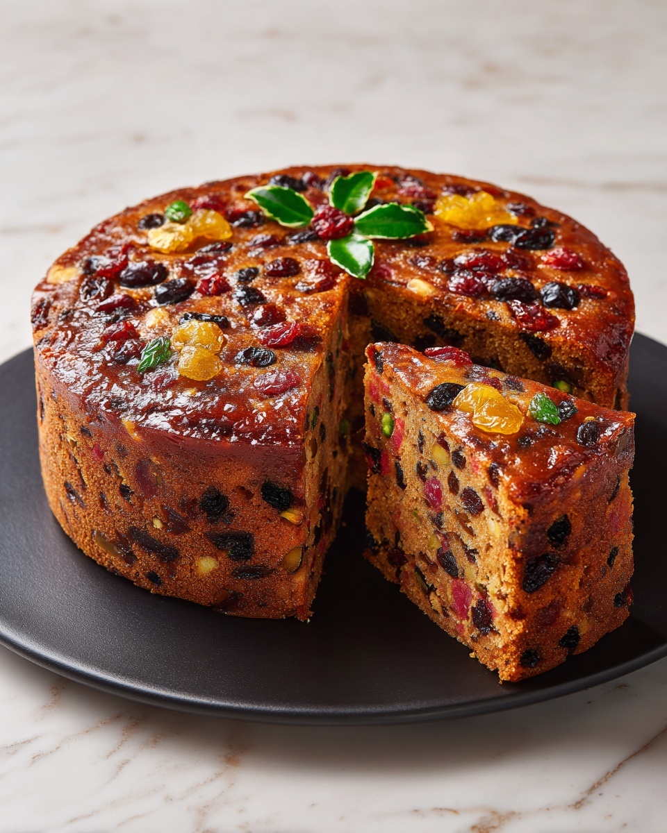 Old-Fashioned German Fruit Cake Recipe - Recipe Image