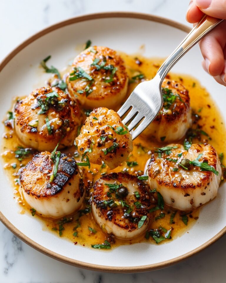 Seared Scallops with Cajun Cream Sauce Recipe