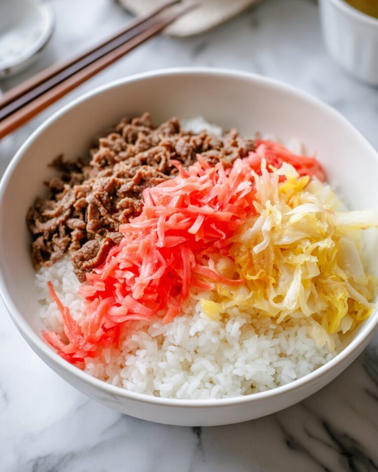 Gyudon Japanese Beef Bowl Recipe
