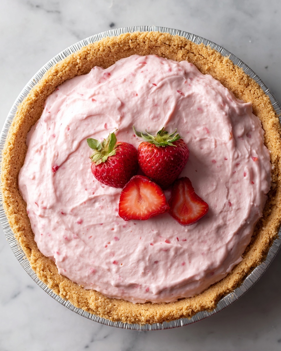 Strawberry Icebox Pie Recipe - Recipe Image