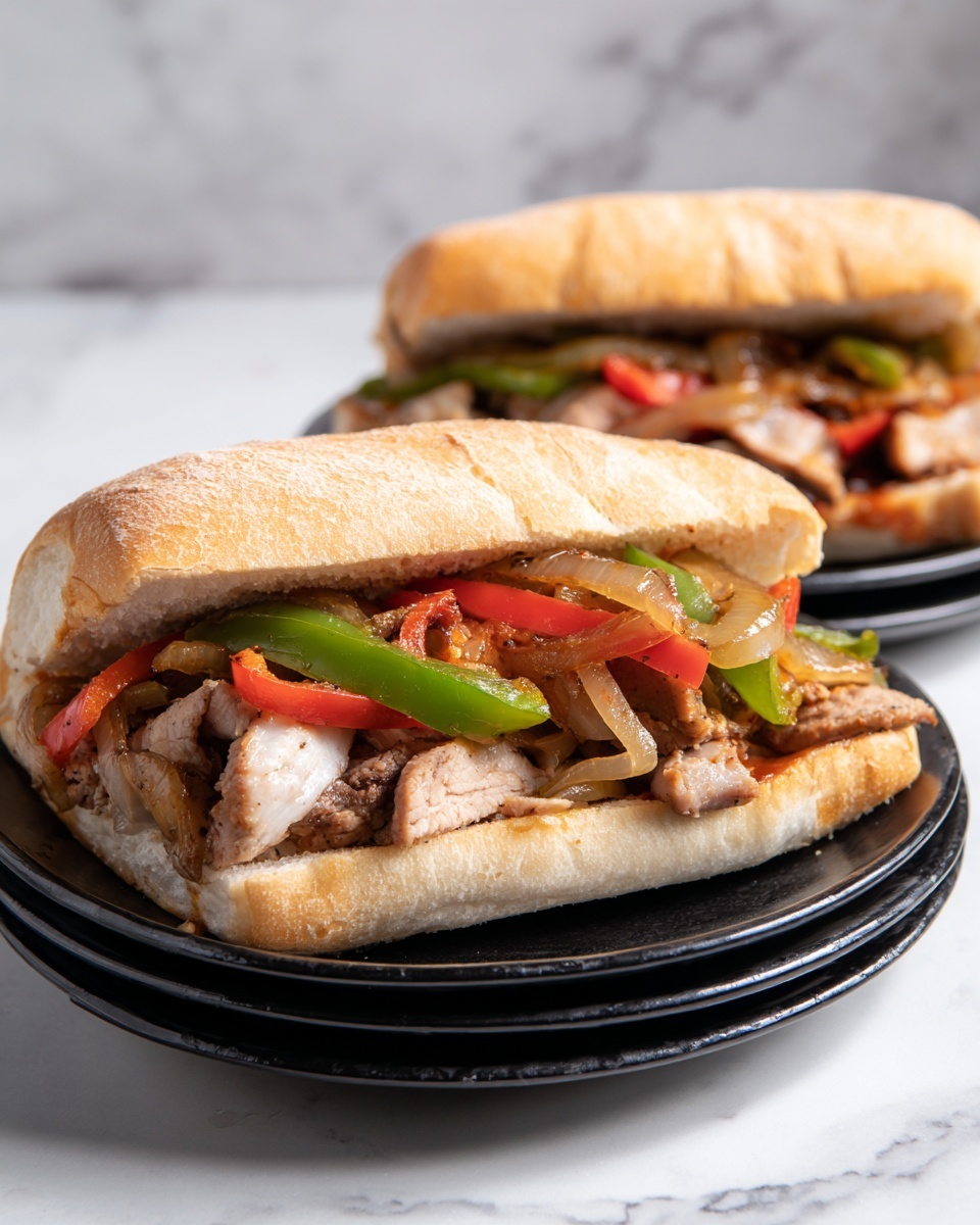 Chicken Philly Sandwiches Recipe - Recipe Image