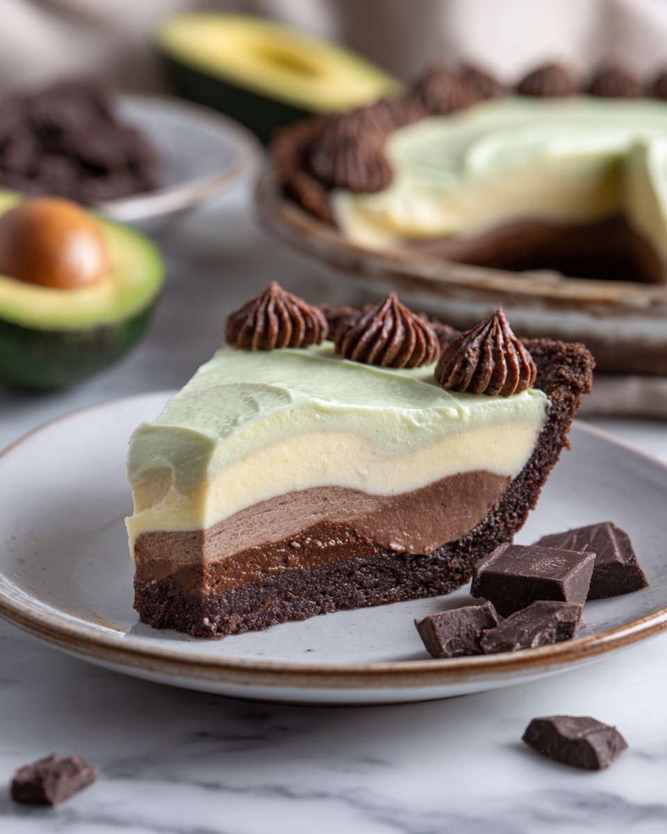 Chocolate Avocado Pie Recipe - Recipe Image