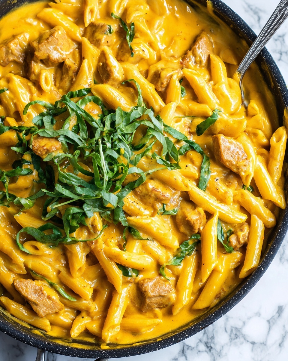 One Pot Cheesy Chicken Pasta Recipe - Recipe Image