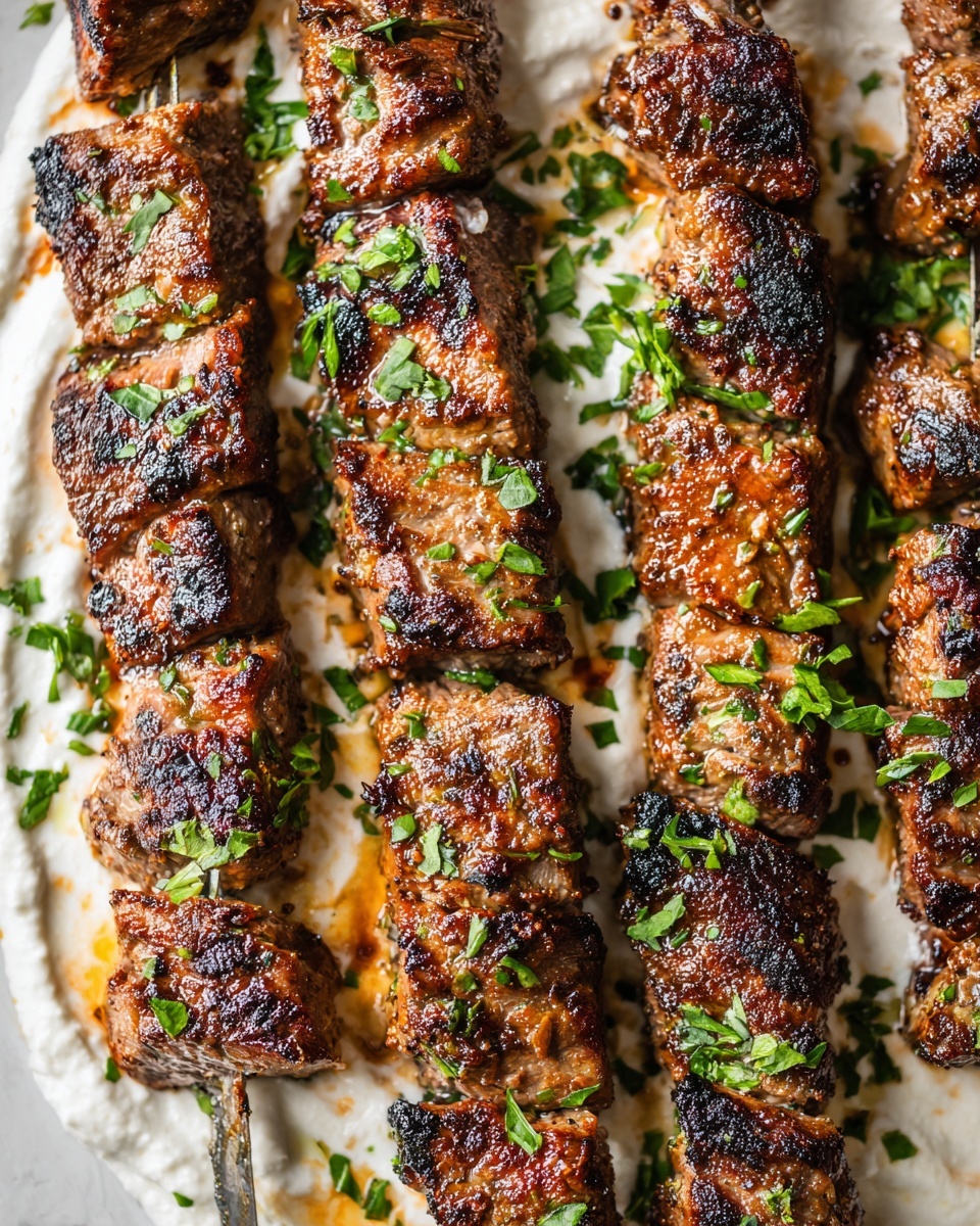 Greek Beef Souvlaki Recipe - Recipe Image