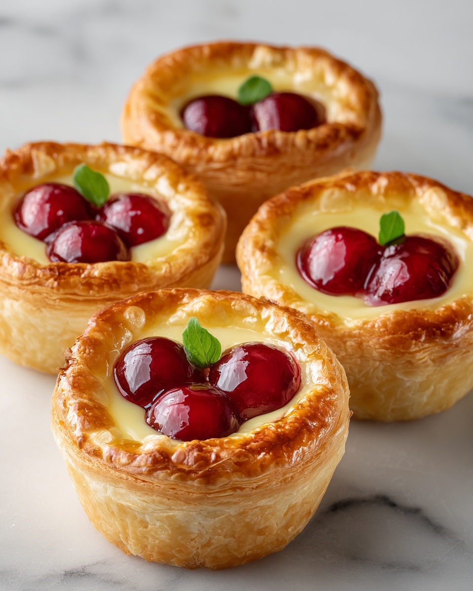 Cherry Cheese Danish Recipe - Recipe Image