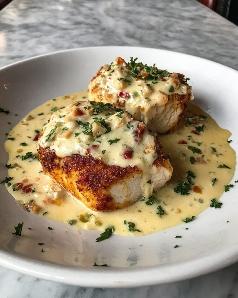 Juicy Baked Caesar Chicken with Parmesan Sauce Recipe