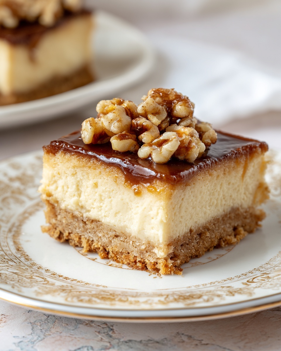 Dulce de Leche Cheesecake Bars Recipe - Recipe Image
