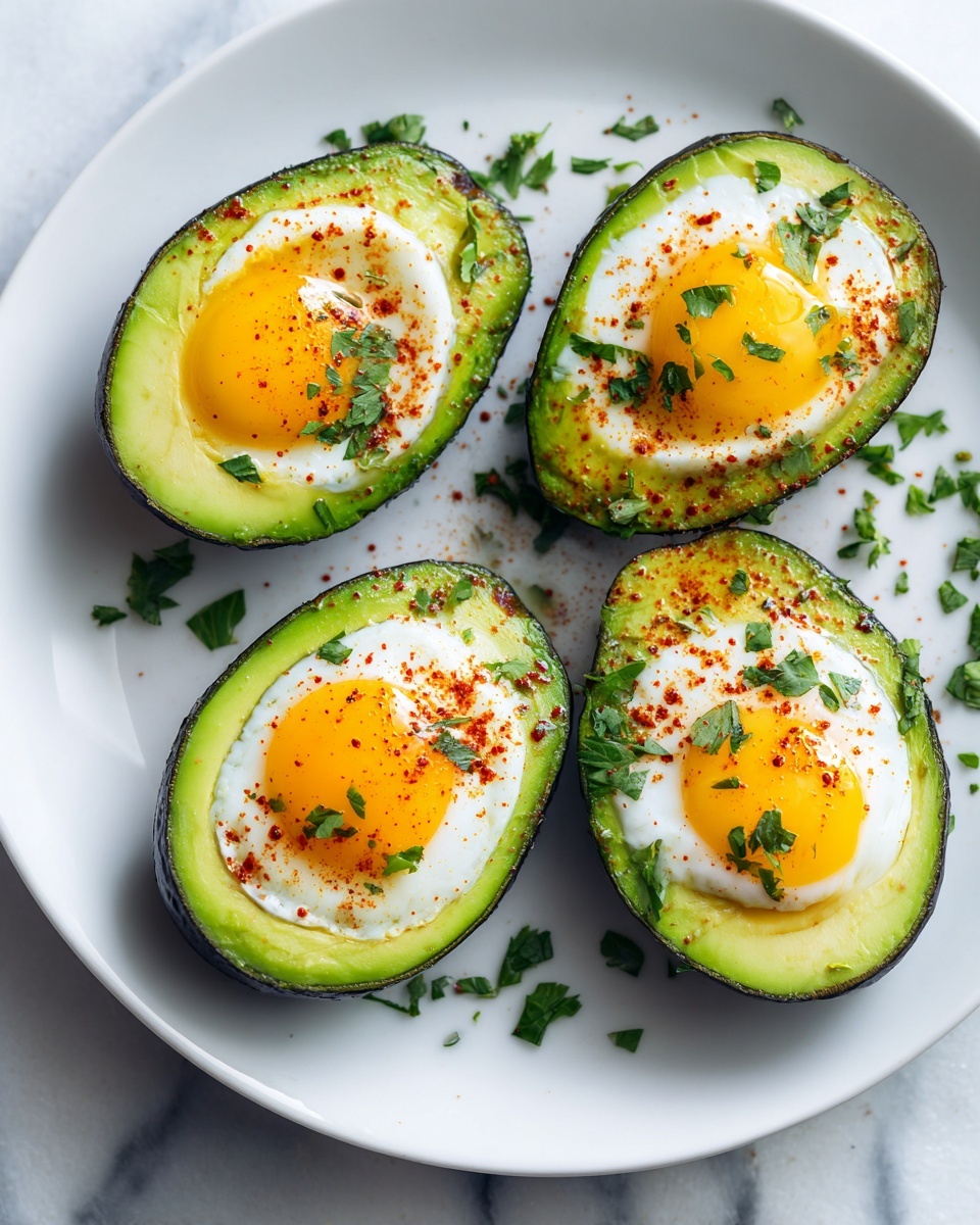 Air Fryer Avocado Eggs Recipe - Recipe Image