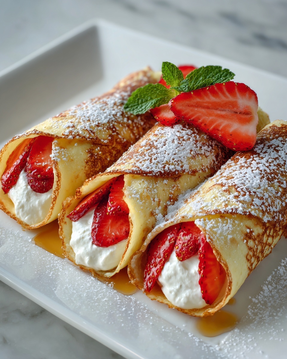 Strawberry French Toast Roll-Ups Recipe - Recipe Image