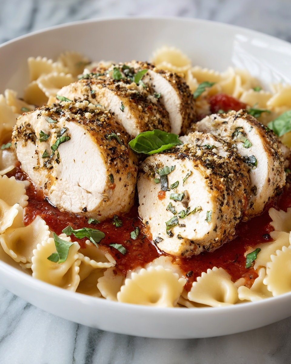 Chicken Boscaiola Pasta Recipe - Recipe Image