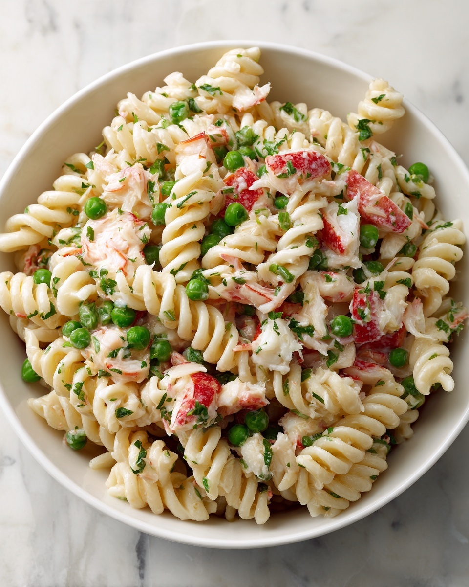 Crab Pasta Salad Recipe - Recipe Image