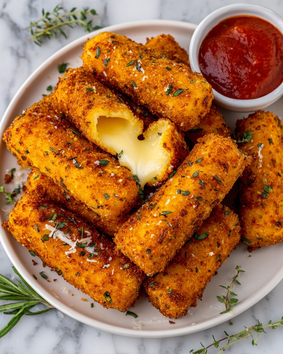 Dill Pickle Chip Mozzarella Sticks Recipe - Recipe Image