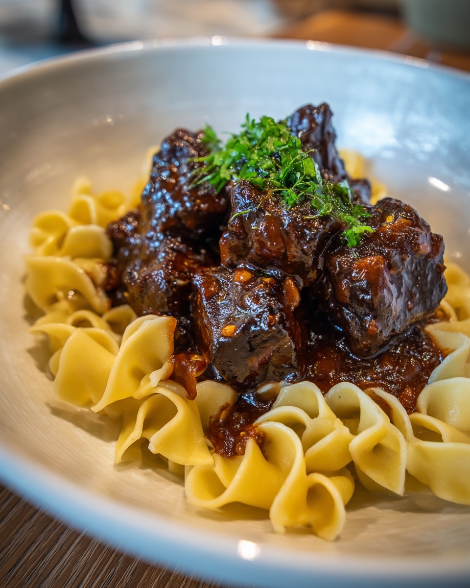 Crockpot Beef Tips & Noodles Recipe - Recipe Image
